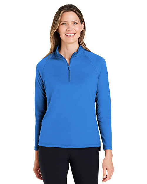 North End NE410W  Ladies' Revive Coolcore® Quarter-Zip at GotApparel