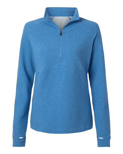 North End NE725W Ladies' Spirit Textured Quarter-Zip at GotApparel