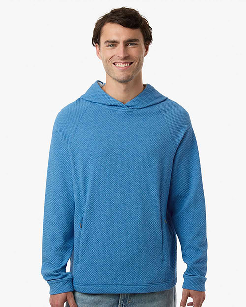 North End NE729 Men's Spirit Textured Hooded Pullover at GotApparel