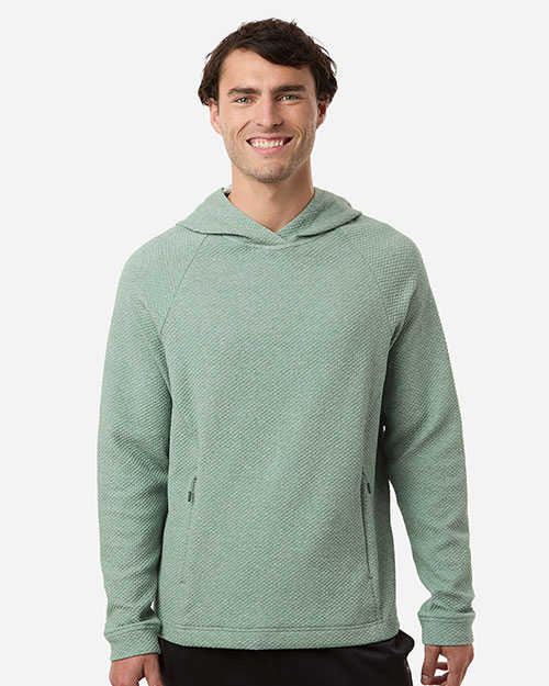North End NE729 Men's Spirit Textured Hooded Pullover at GotApparel