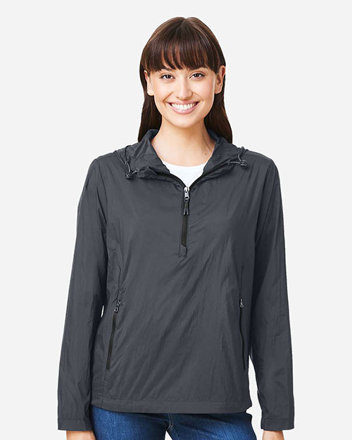 North End NE810W Women's Aura Lightweight Packable Anorak at GotApparel