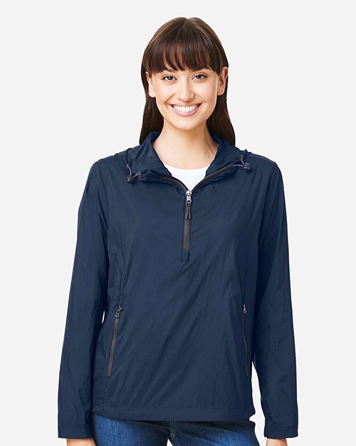 North End NE810W Women's Aura Lightweight Packable Anorak at GotApparel