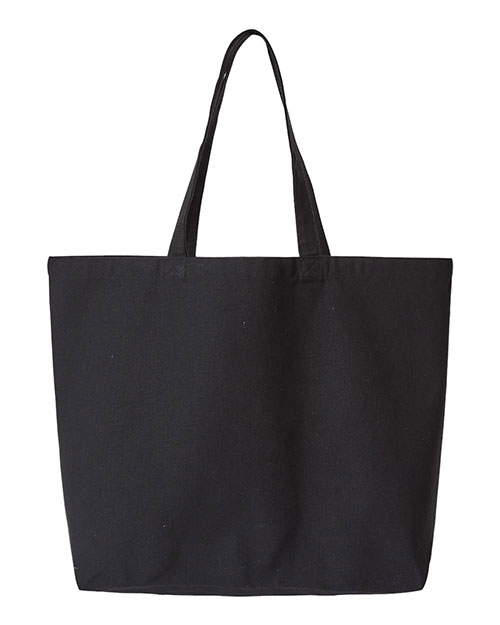 OAD OAD108R Jumbo Recycled Midweight Gusseted Canvas Tote at GotApparel
