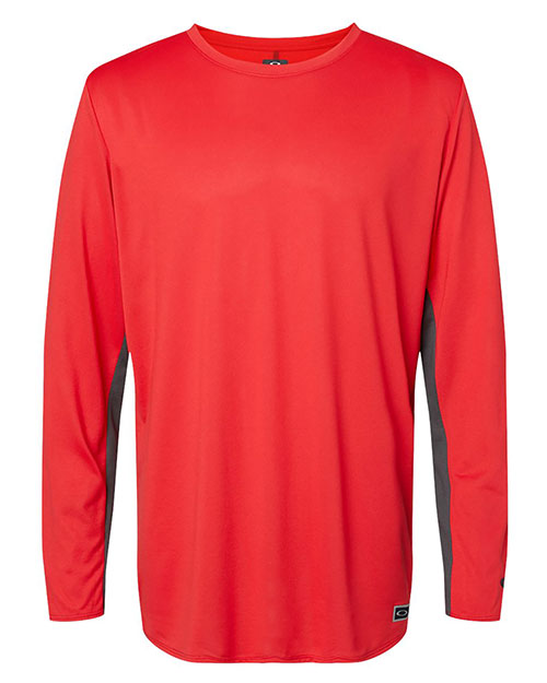 Oakley FOA402992 Men Team Issue Hydrolix Long Sleeve T-Shirt at GotApparel