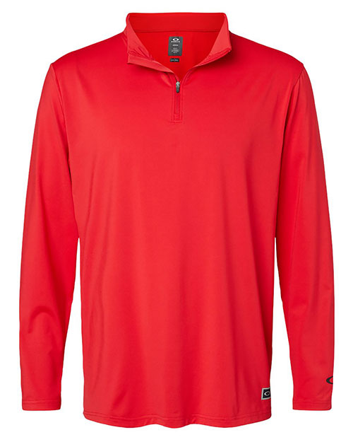 Oakley FOA402997 Men Team Issue Podium Quarter-Zip Pullover at GotApparel