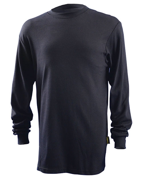 OccuNomix LUXLSTF Men Classic Flame Resistant Long Sleeve HRC 2 T-Shirt at GotApparel