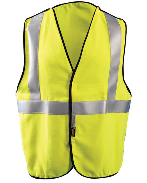 OccuNomix LUXSSBR Men Premium Flame Resistant 5-pt. Break-Away Solid HRC 1 Vest at GotApparel
