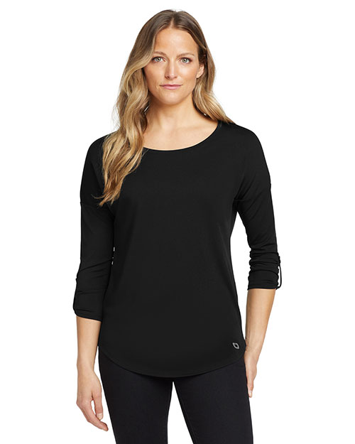 OGIO Ladies Gravitate Scoop 3/4-Sleeve . LOG141 at GotApparel