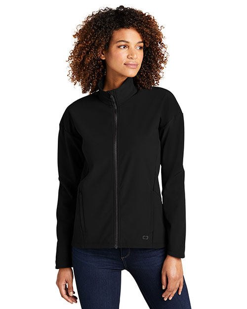 OGIO Ladies Commuter Full-Zip Soft Shell LOG755 at GotApparel