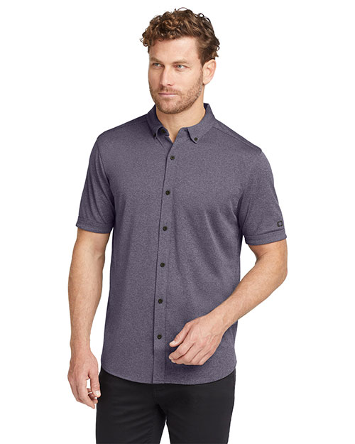 OGIO OG141 Men Gravitate Full-Button Polo at GotApparel