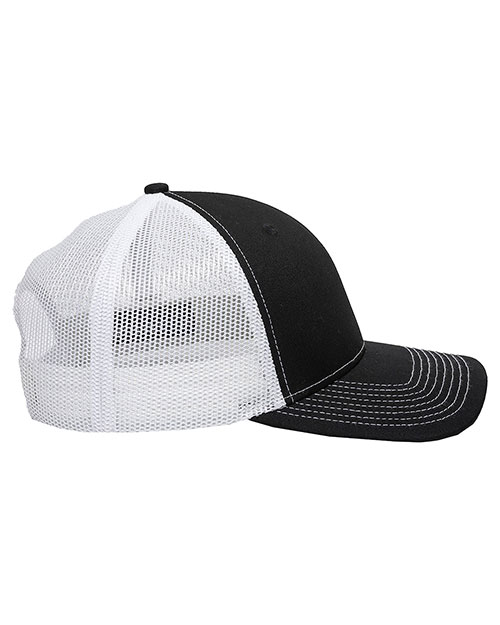 Outdoor Cap OC771  Structured Trucker With Solid Mesh Back Hat at GotApparel