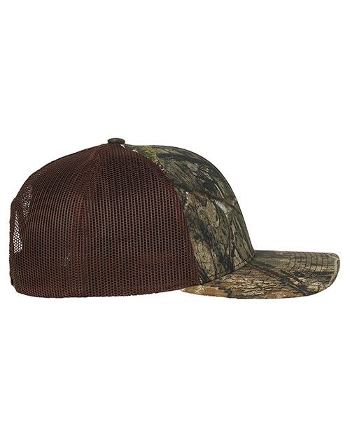 Outdoor Cap OC771C  Structured Camo Trucker With Solid Mesh Back Hat at GotApparel