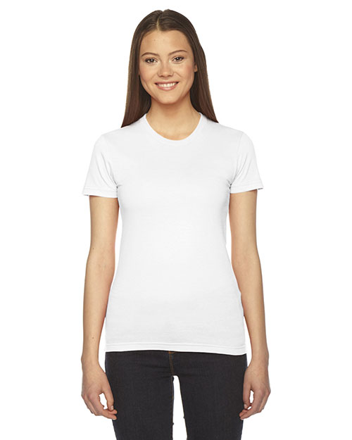 American Apparel 2102 Fine Jersey short sleeve T Shirt at GotApparel