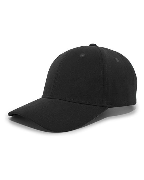 Pacific Headwear 101C Brushed Cotton Twill Hook-And-Loop Adjustable Cap at GotApparel