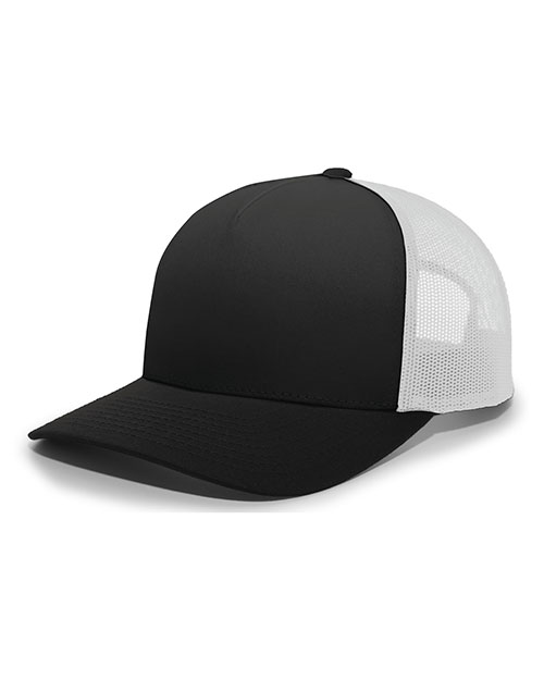 Pacific Headwear 105C 5-Panel Trucker Snapback Cap at GotApparel