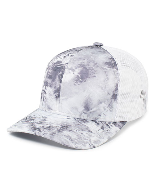Pacific Headwear 107C Mossy OakÂ® Trucker Snapback at GotApparel