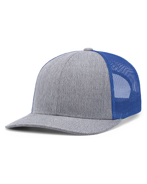 Pacific Headwear 210C  Melange Heather Low-Profile Trucker at GotApparel