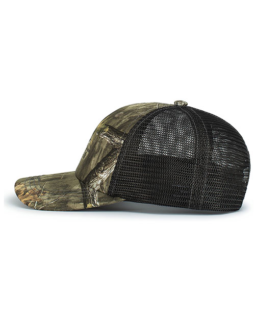 Pacific Headwear P640 Vintage Mossy Oakâ® Trucker Cap at GotApparel