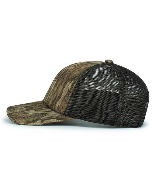 Pacific Headwear P640 Vintage Mossy Oakâ® Trucker Cap at GotApparel