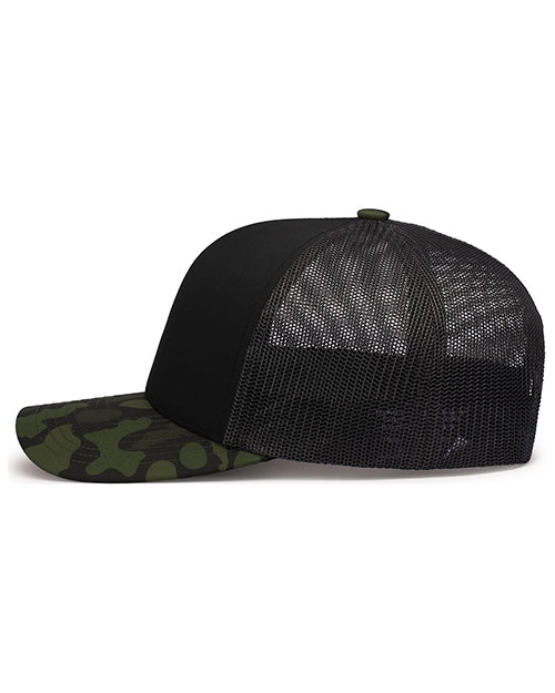Pacific Headwear P686 Weekender Duck Camo Trucker Snapback Cap at GotApparel