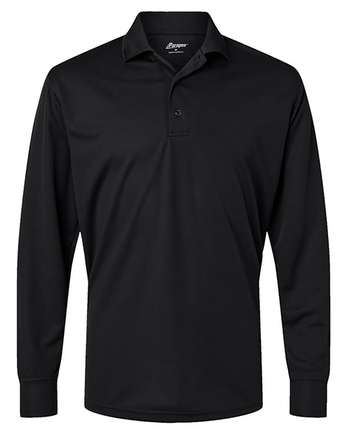 Paragon 110 Men Prescott Long Sleeve Polo at GotApparel