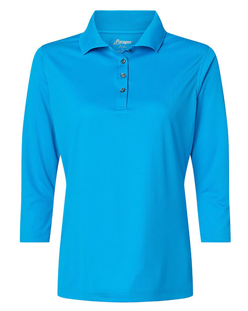Paragon 120 Women 's Lady Palm Three-Quarter Sleeve Polo at GotApparel