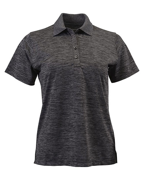 Paragon 131 Women 's Dakota Striated Heather Polo at GotApparel