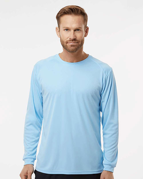Paragon 210 Men Long Islander Performance Long Sleeve T-Shirt at GotApparel