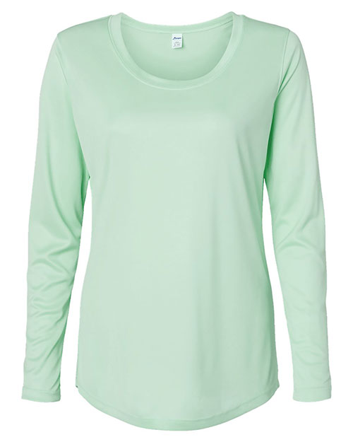 Paragon 214 Women 's Long Islander Performance Long Sleeve T-Shirt at GotApparel
