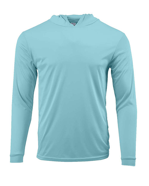 Paragon 221Y Youth Bahama Performance Hooded Long Sleeve T-Shirt at GotApparel