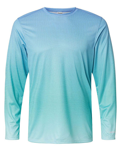 Paragon 225 Men Barbados Performance Pin Dot Long Sleeve T-Shirt at GotApparel