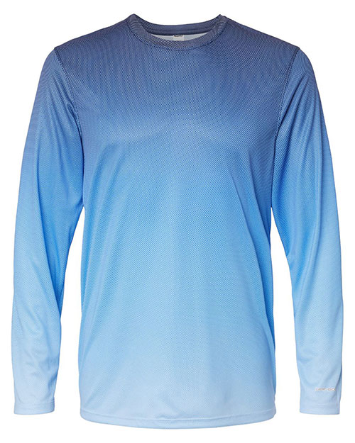 Paragon 225 Men Barbados Performance Pin Dot Long Sleeve T-Shirt at GotApparel