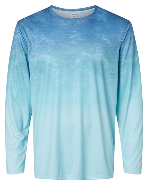 Paragon 229 Men Montauk Oceanic Fade Performance Long Sleeve T-Shirt at GotApparel