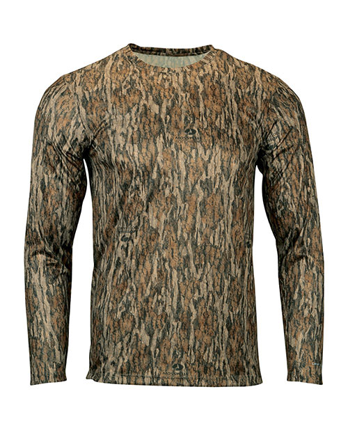Paragon 237 Men's Oxford Performance Camo Print Long Sleeve T-Shirt at GotApparel
