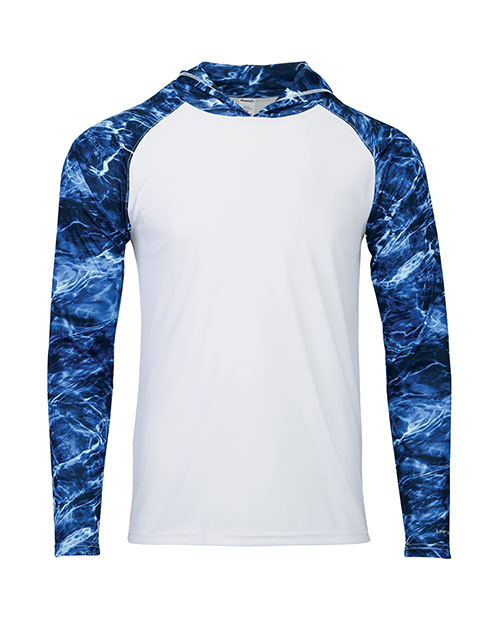 Paragon 241 Men's Biloxi Performance Colorblocked Hooded Sweatshirt at GotApparel