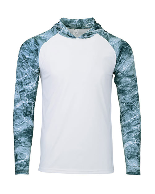 Paragon 241 Men's Biloxi Performance Colorblocked Hooded Sweatshirt at GotApparel