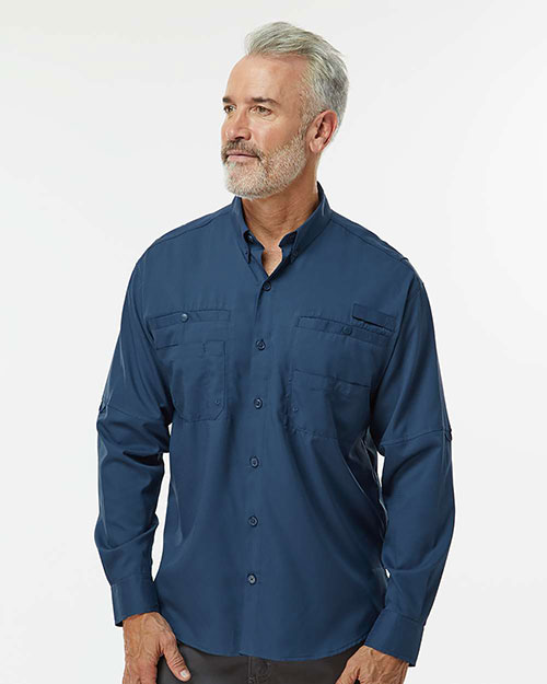 Paragon 702 Men Kitty Hawk Performance Long Sleeve Fishing Shirt at GotApparel