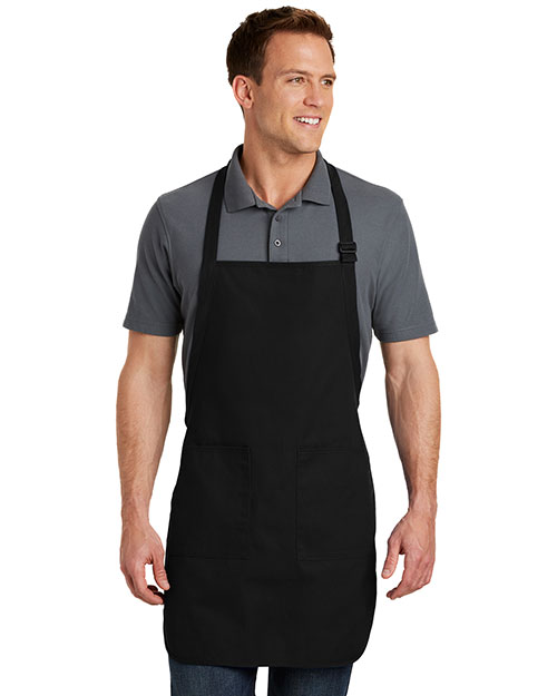Port Authority A500 Unisex Full Length Apron With Pocket at GotApparel