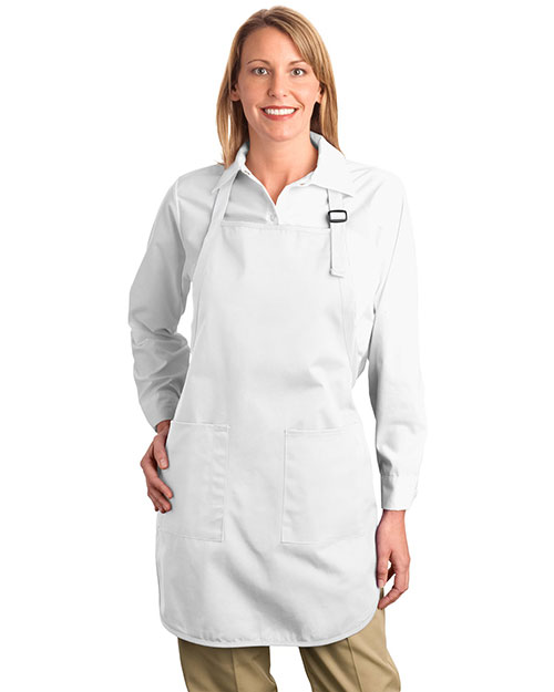 Port Authority A500 Unisex Full Length Apron With Pocket at GotApparel