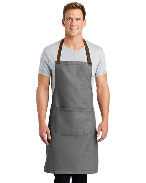 Port Authority A800 Men 7 oz Market Full-Length Bib Apron at GotApparel