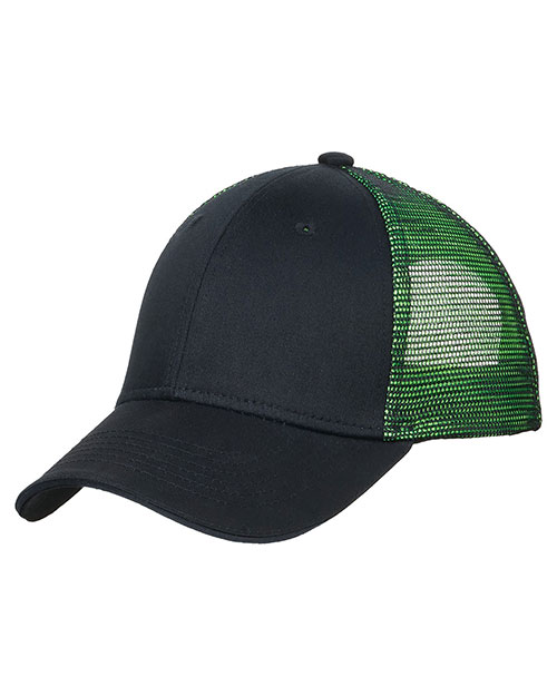 Port Authority C818 Men Double Mesh Snapback Sandwich Bill Cap at GotApparel