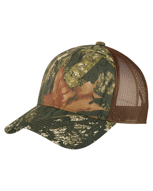 Port Authority C930 Unisex   Structured Camouflage Mesh Back Cap at GotApparel