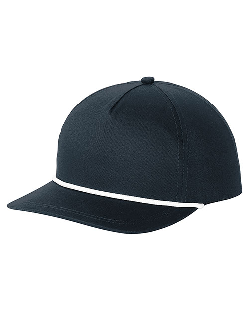 Port Authority Snapback Five-Panel Rope Cap C962 at GotApparel