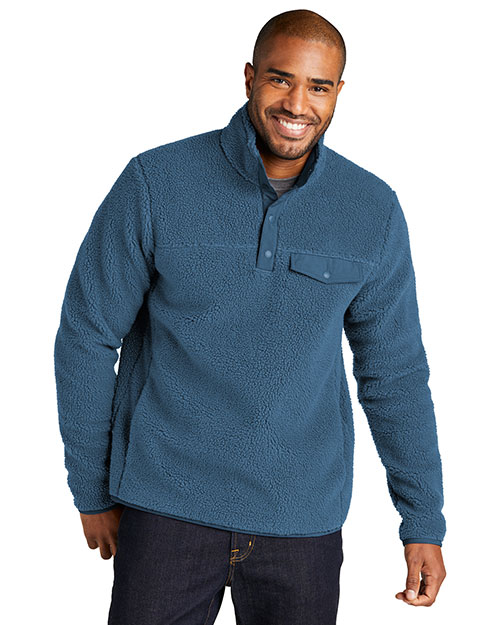 Port Authority Camp Fleece Snap Pullover F140 at GotApparel