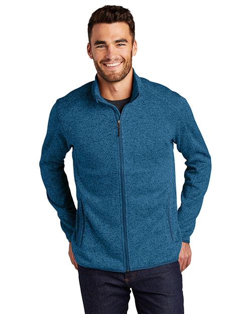 Port Authority F232 Adult Sweater Fleece Jacket at GotApparel