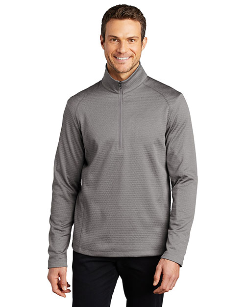 Port Authority F248 Men Diamond Heather Fleece 1/4-Zip Pullover at GotApparel