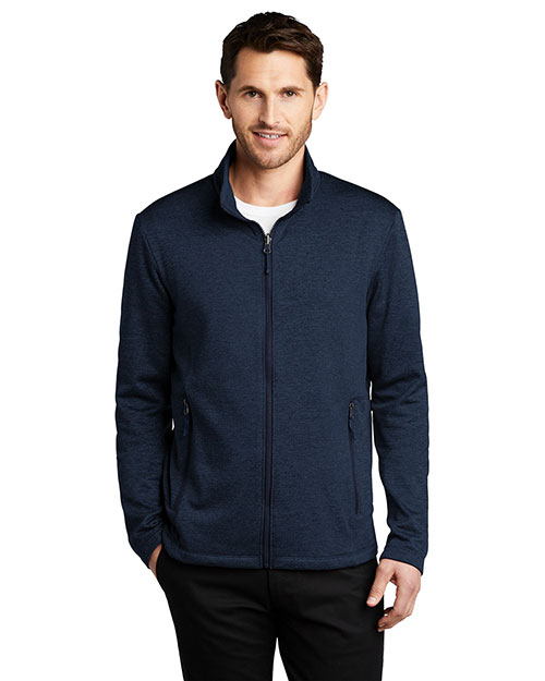 Port Authority F905 Men ® Collective Striated Fleece Jacket. at GotApparel