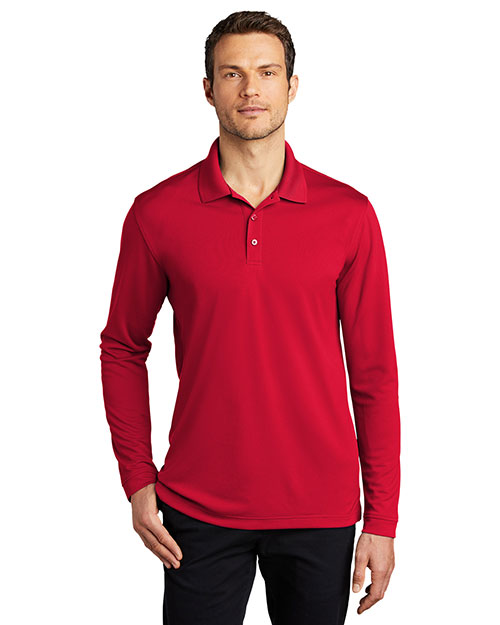 Port Authority K110LS Men Dry Zone ® UV Micro-Mesh Long Sleeve Polo at GotApparel