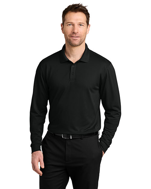 Port Authority K240LS ® Wearever Performance Pique Long Sleeve Polo at GotApparel
