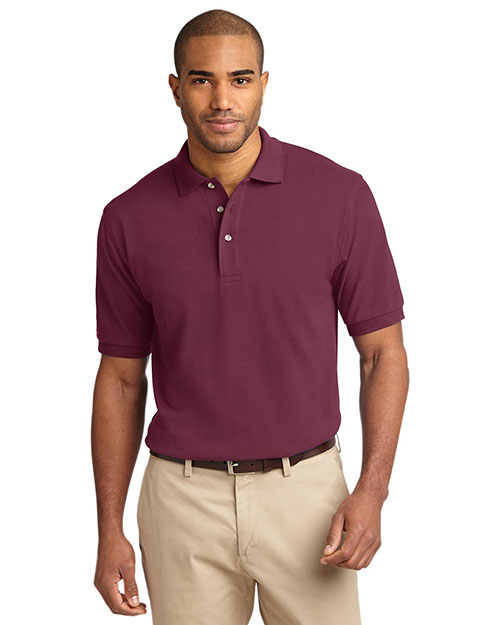 Port Authority K420 Men Pique Knit Polo at GotApparel